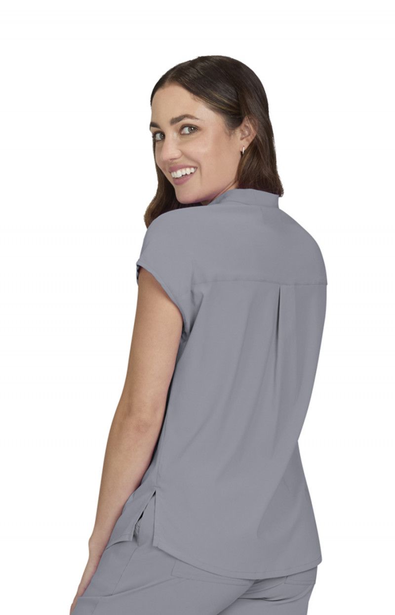 koi Basics Ari Women&#39;s 1-Pocket Stretch Tuck-In Scrub Top