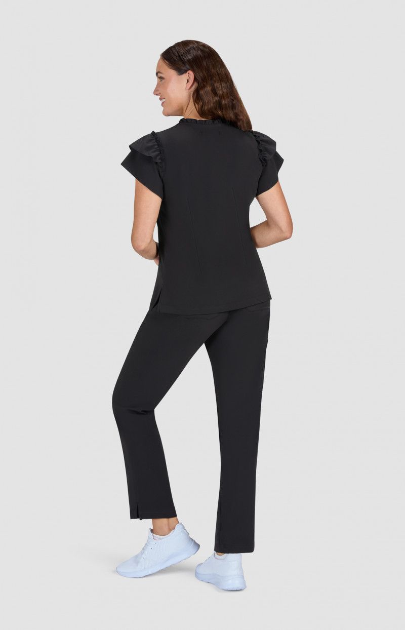 Betsey Johnson Clary Women&#39;s 2-Pocket Scrub Top
