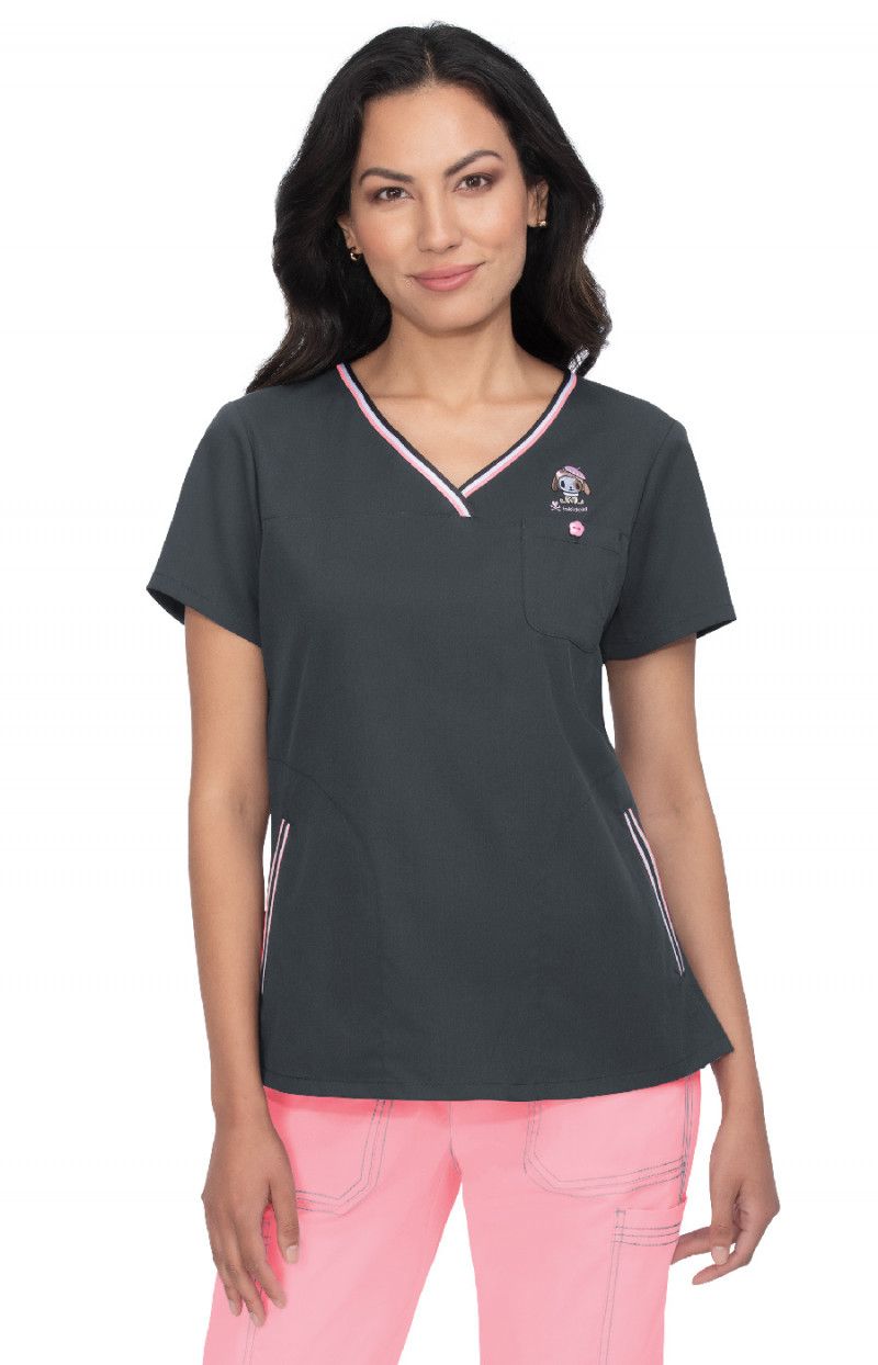 tokidoki by koi Ashley Women&#39;s 3-Pocket Limited Edition Scrub Top