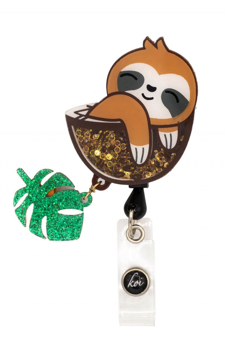 koi Shaker-Style ID Badge Reel