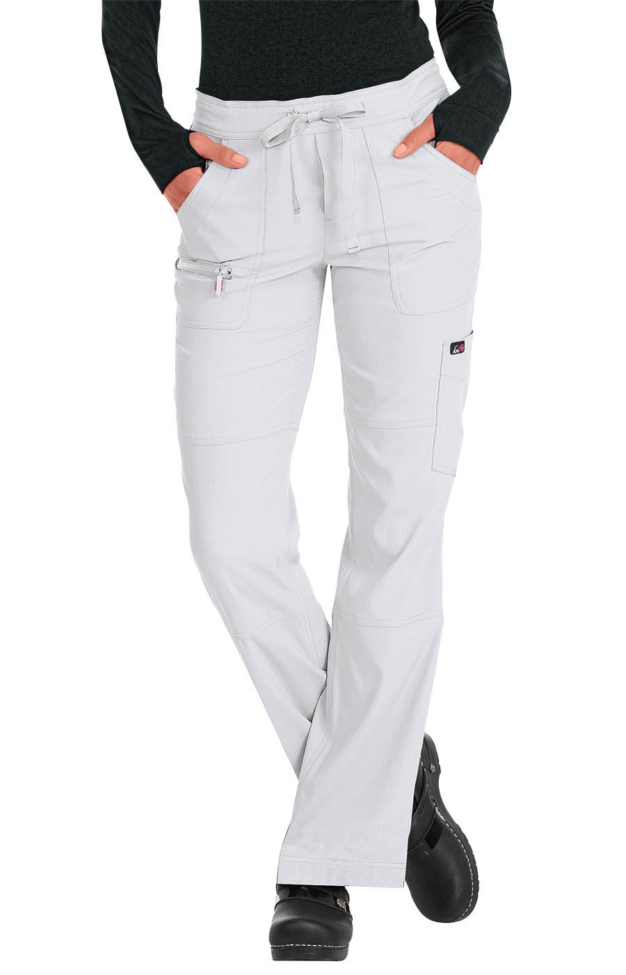 koi Lite Peace Women&#39;s 6-Pocket Stretch Scrub Pants