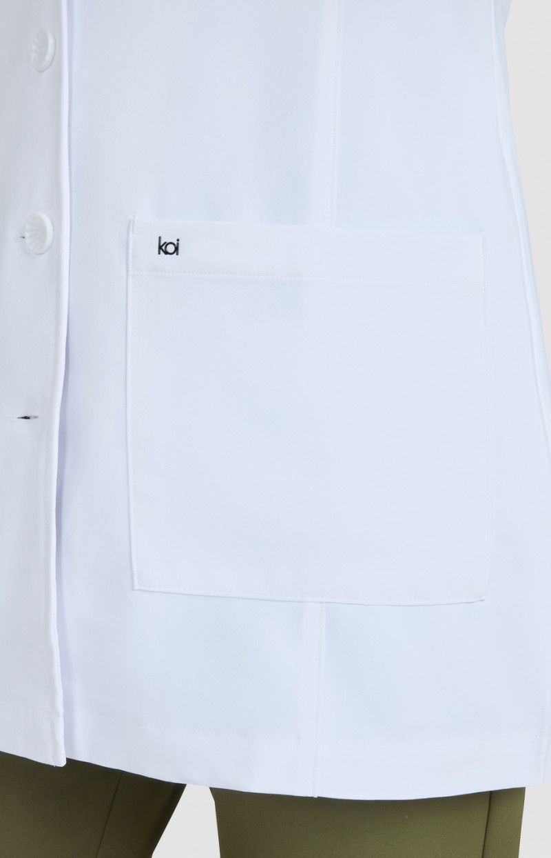 koi Scrubs Essentials Hema Women&#39;s 4-Pocket Stretch Lab Coat