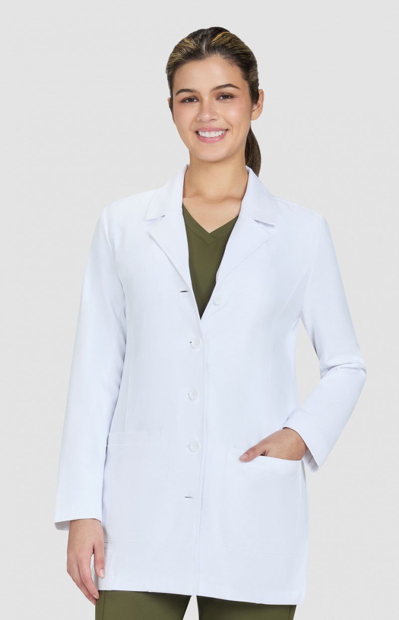 koi Scrubs Essentials Hema Women&#39;s 4-Pocket Stretch Lab Coat