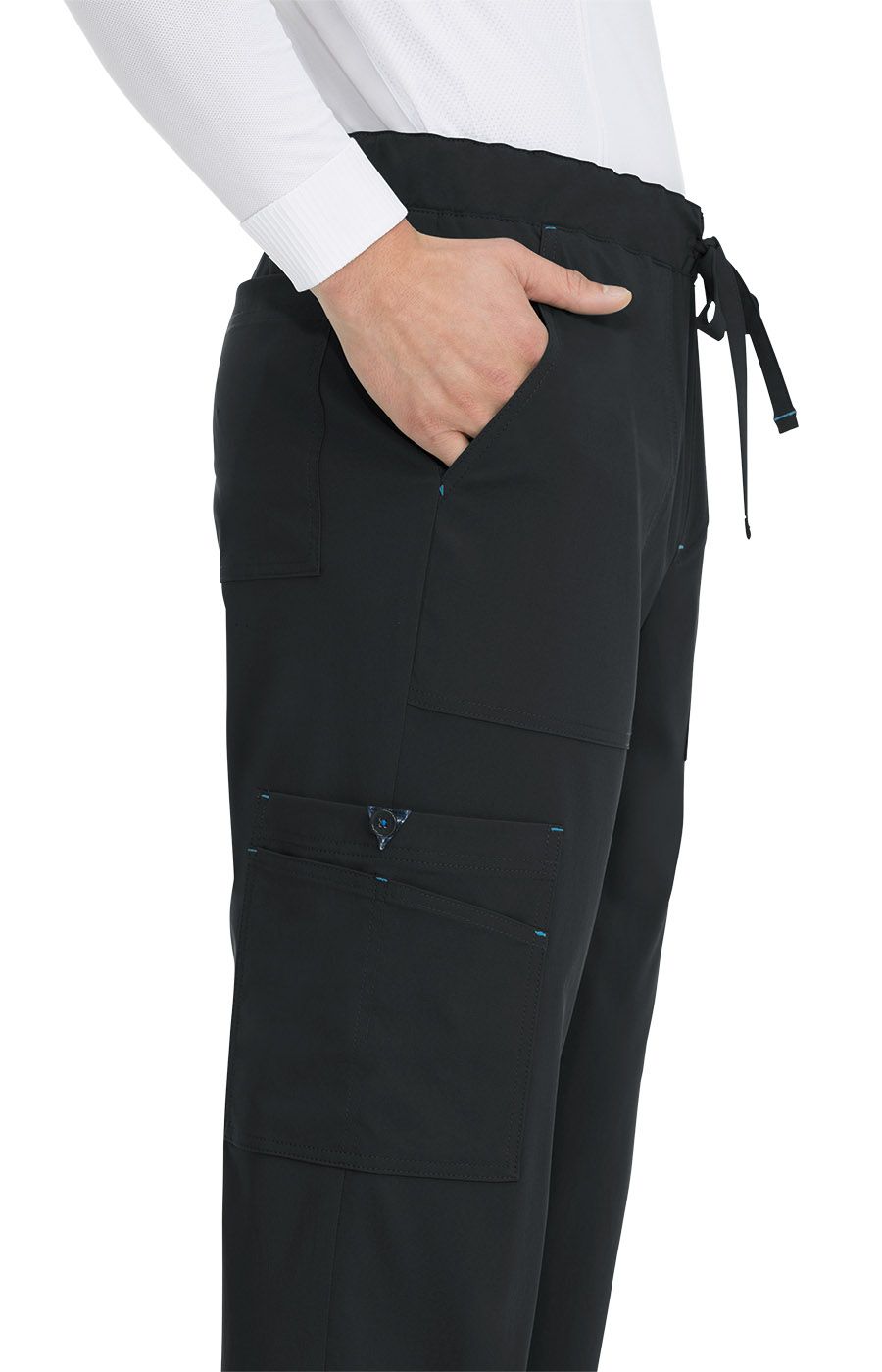 koi Basics Luke Men&#39;s 7-Pocket Stretch Scrub Pants