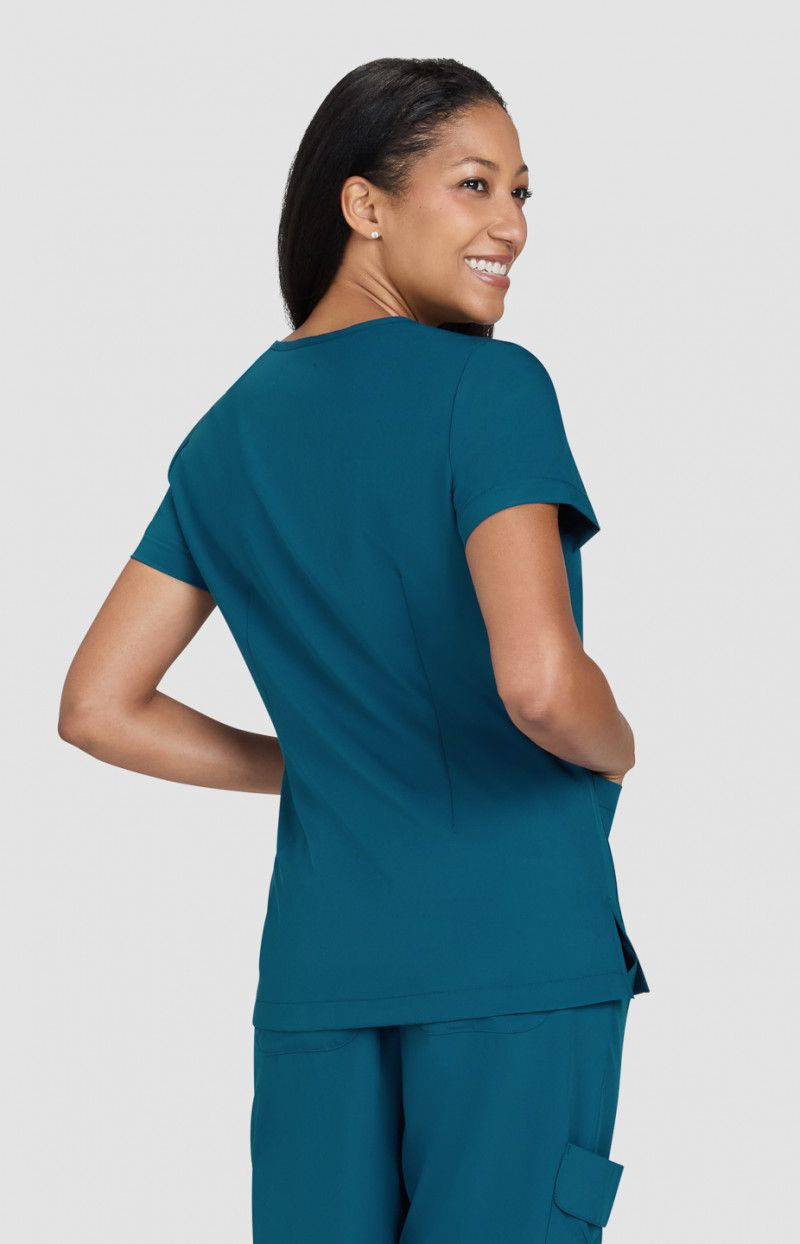 Planet koi Enik Women&#39;s 2-Pocket Eco-Friendly Scrub Top