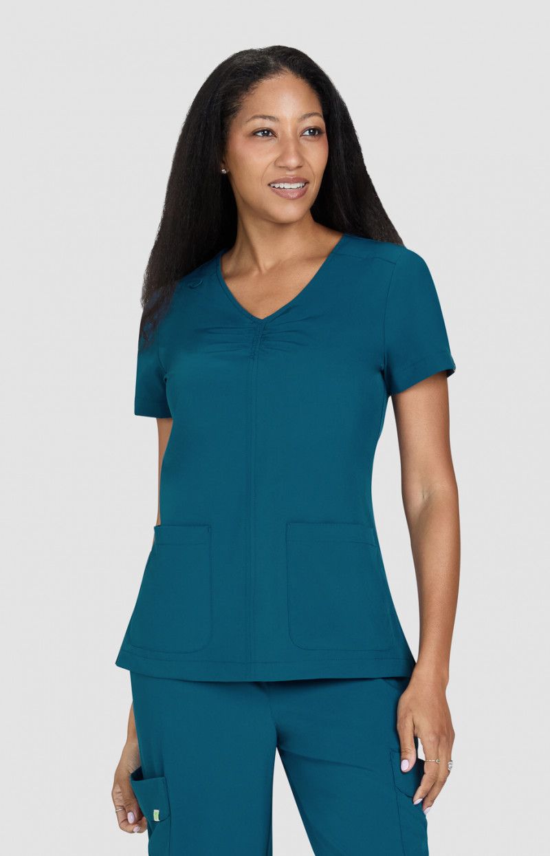 Planet koi Enik Women&#39;s 2-Pocket Eco-Friendly Scrub Top