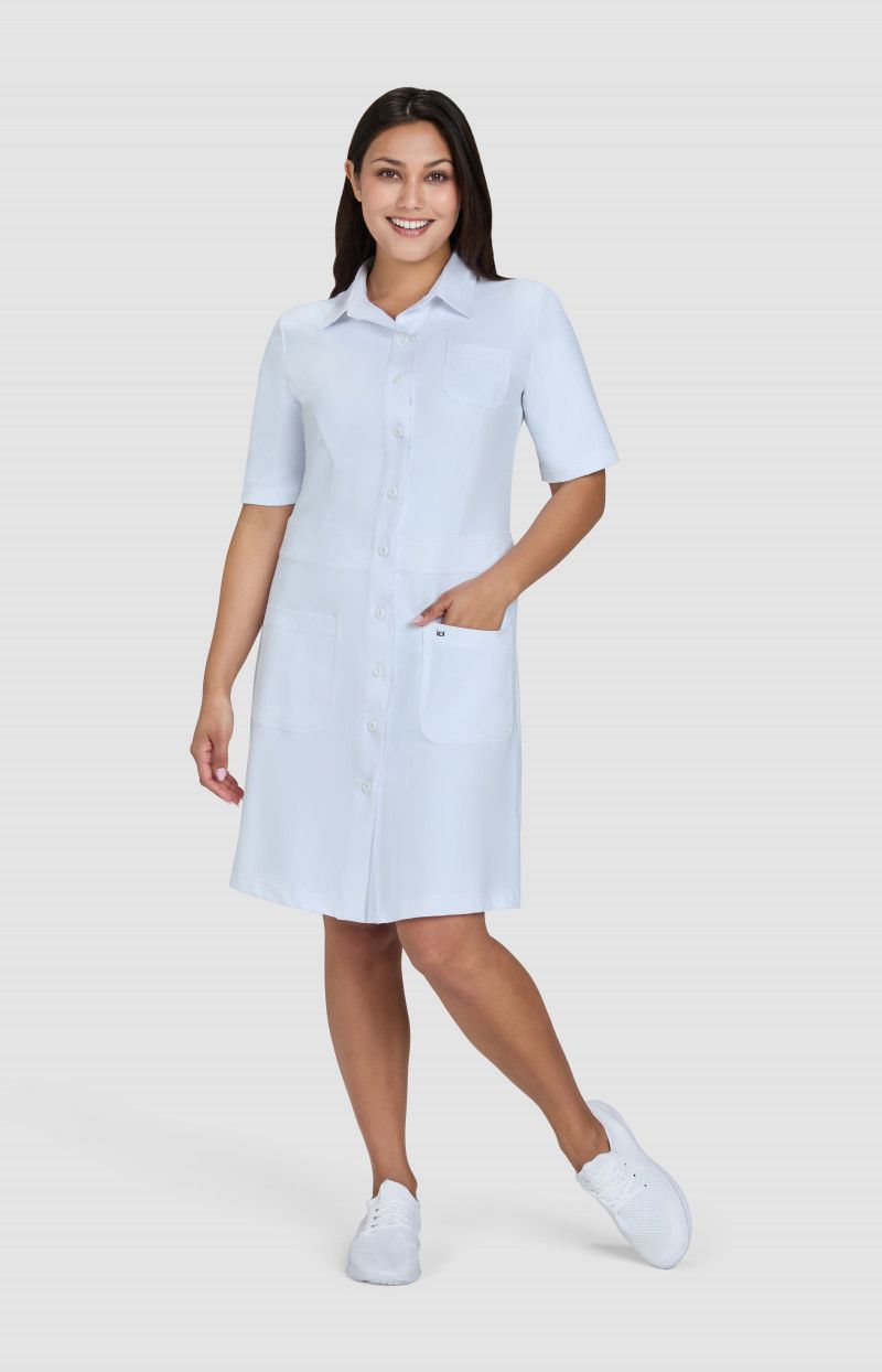 koi Scrubs Essentials Isabella Women’s Water Repellent 3-Pocket Dress