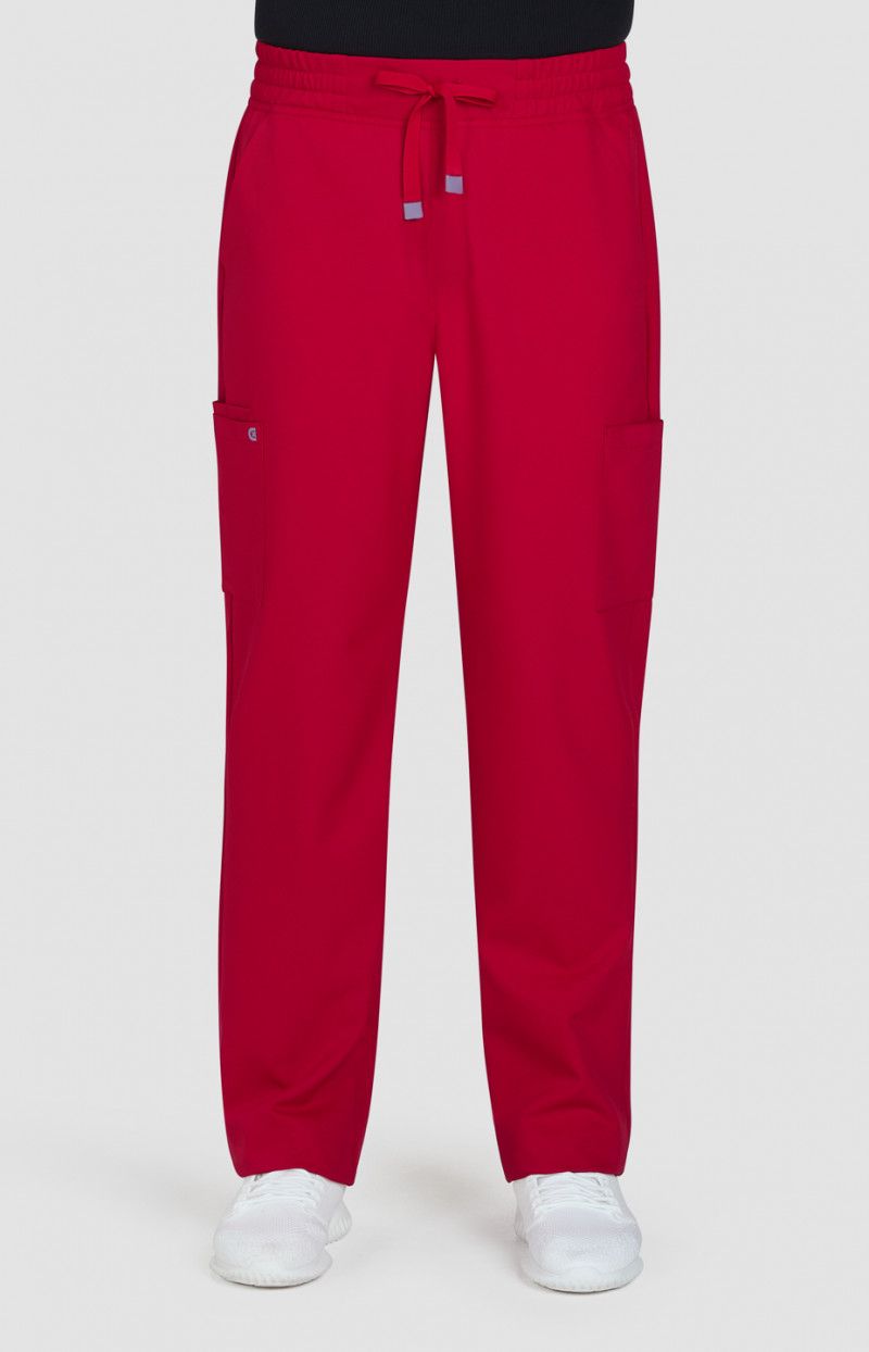 Cureology Neuro Men&#39;s 6-Pocket Cargo-Style Scrub Pants