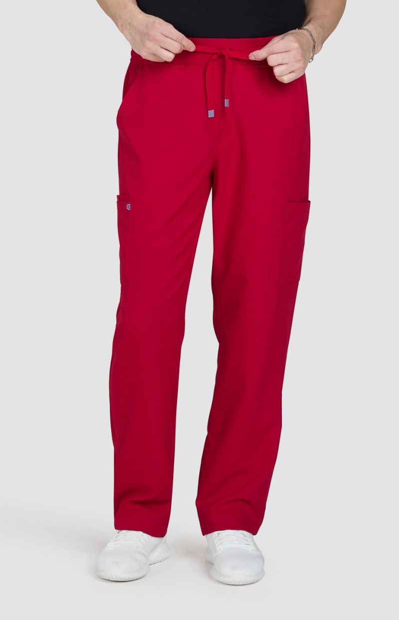 Cureology Neuro Men&#39;s 6-Pocket Cargo-Style Scrub Pants