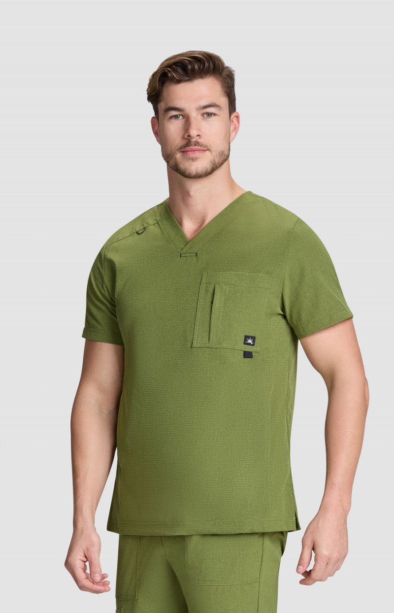 Solis x koi Caldwell Men&#39;s 4-Pocket Scrub Top