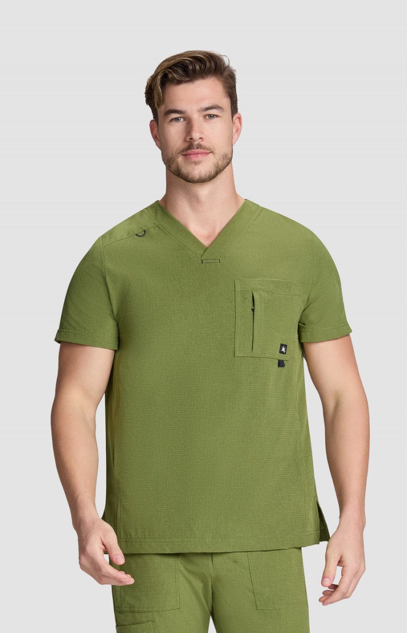 Solis x koi Caldwell Men&#39;s 4-Pocket Scrub Top