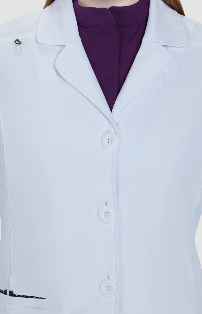 koi Scrubs Essentials Her Everyday Women&#39;s 4-Pocket Stretch Lab Coat