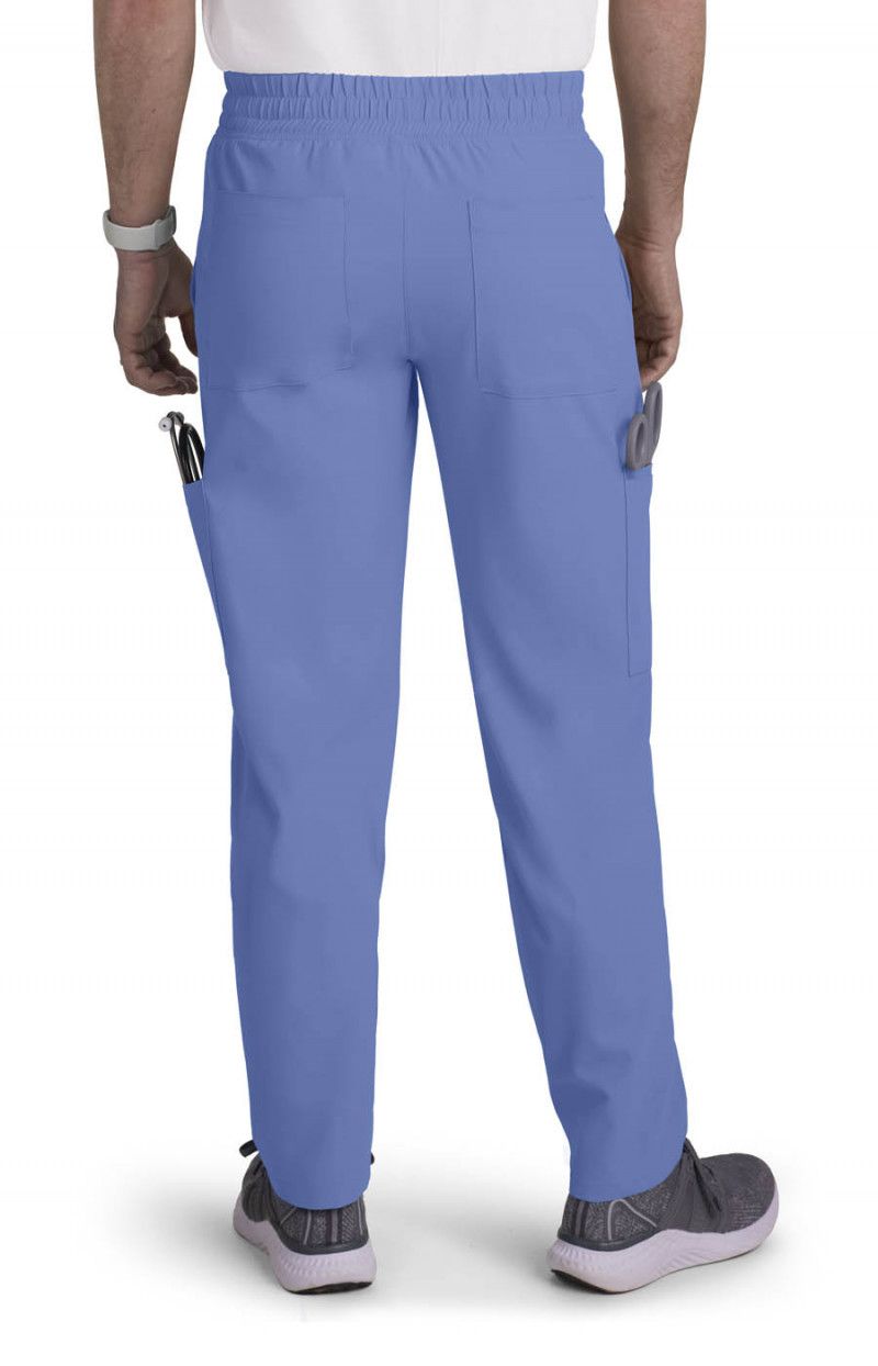 Cureology Neuro Men&#39;s 6-Pocket Cargo-Style Scrub Pants