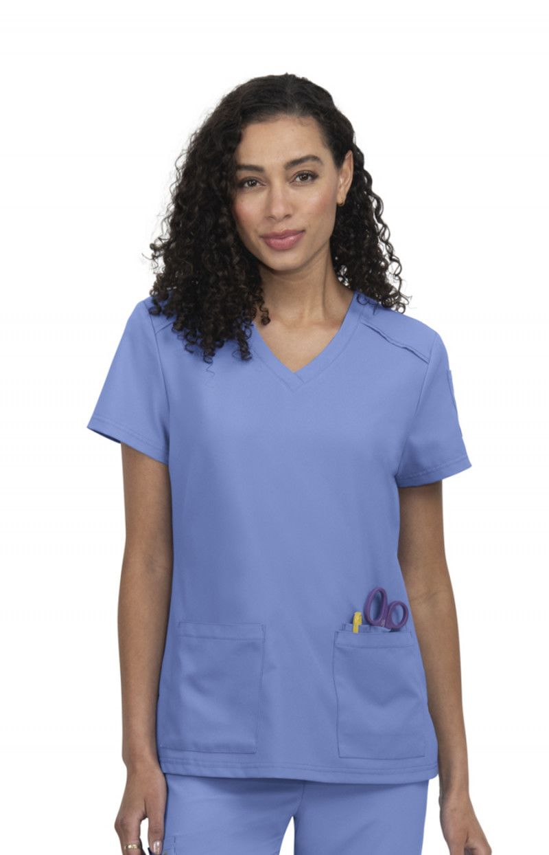 koi Cardi Women&#39;s 3-Pocket V-Neck Scrub Top