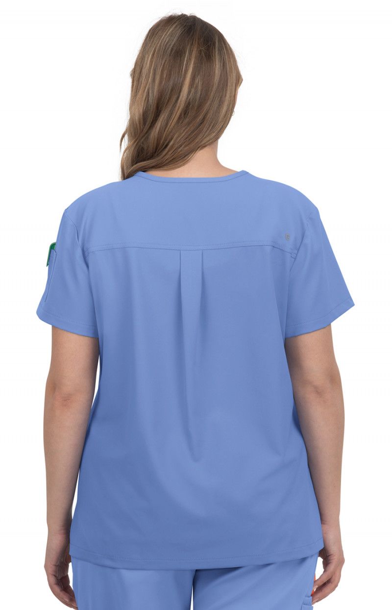 koi Cardi Women&#39;s 3-Pocket V-Neck Scrub Top
