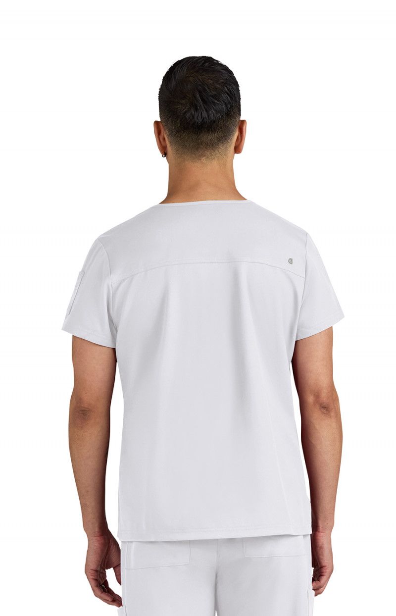 Cureology Arthro Men&#39;s 2-Pocket V-Neck Scrub Top