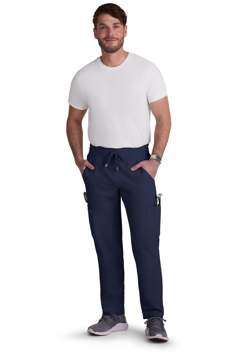 Cureology Neuro Men&#39;s 6-Pocket Cargo-Style Scrub Pants