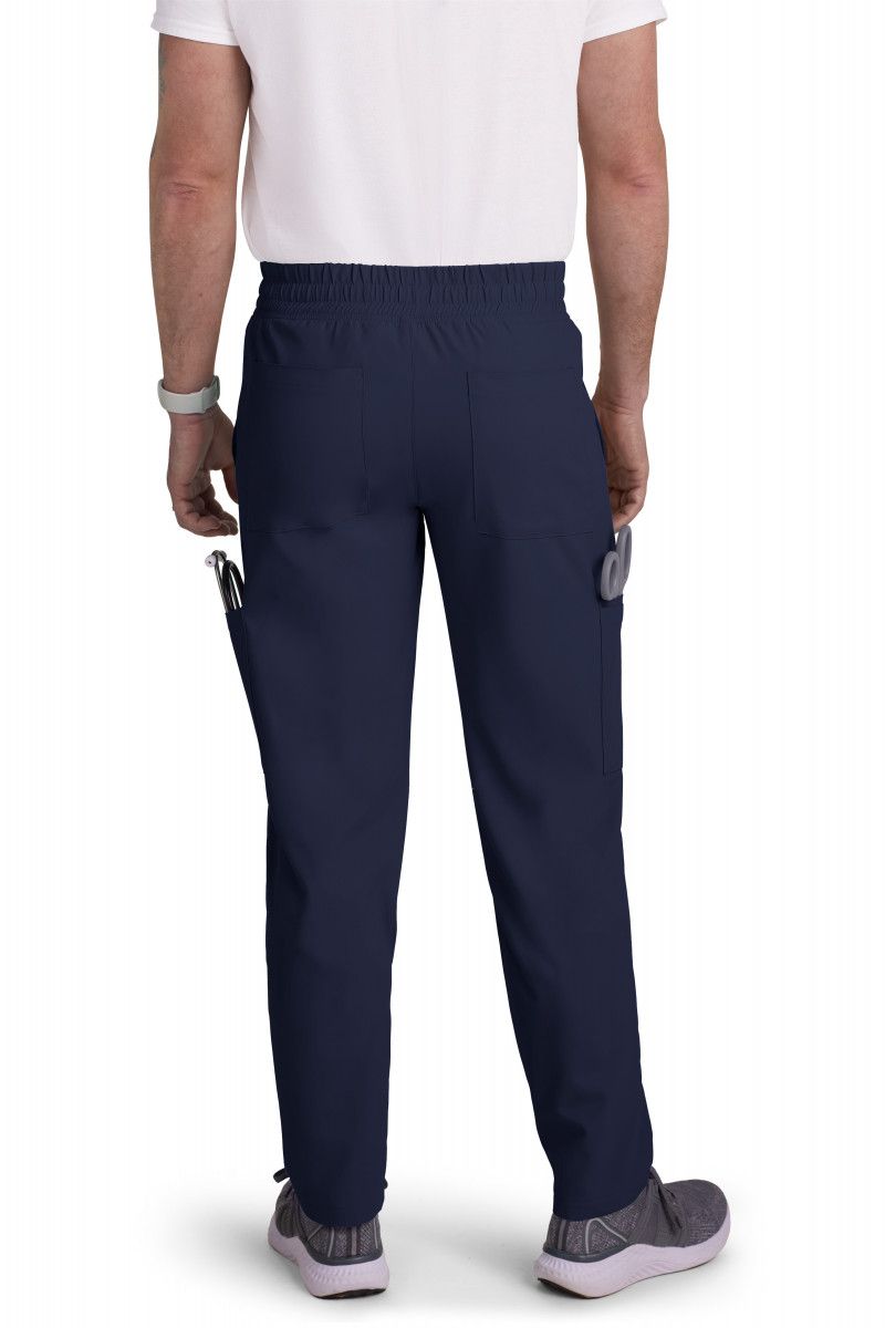 Cureology Neuro Men&#39;s 6-Pocket Cargo-Style Scrub Pants