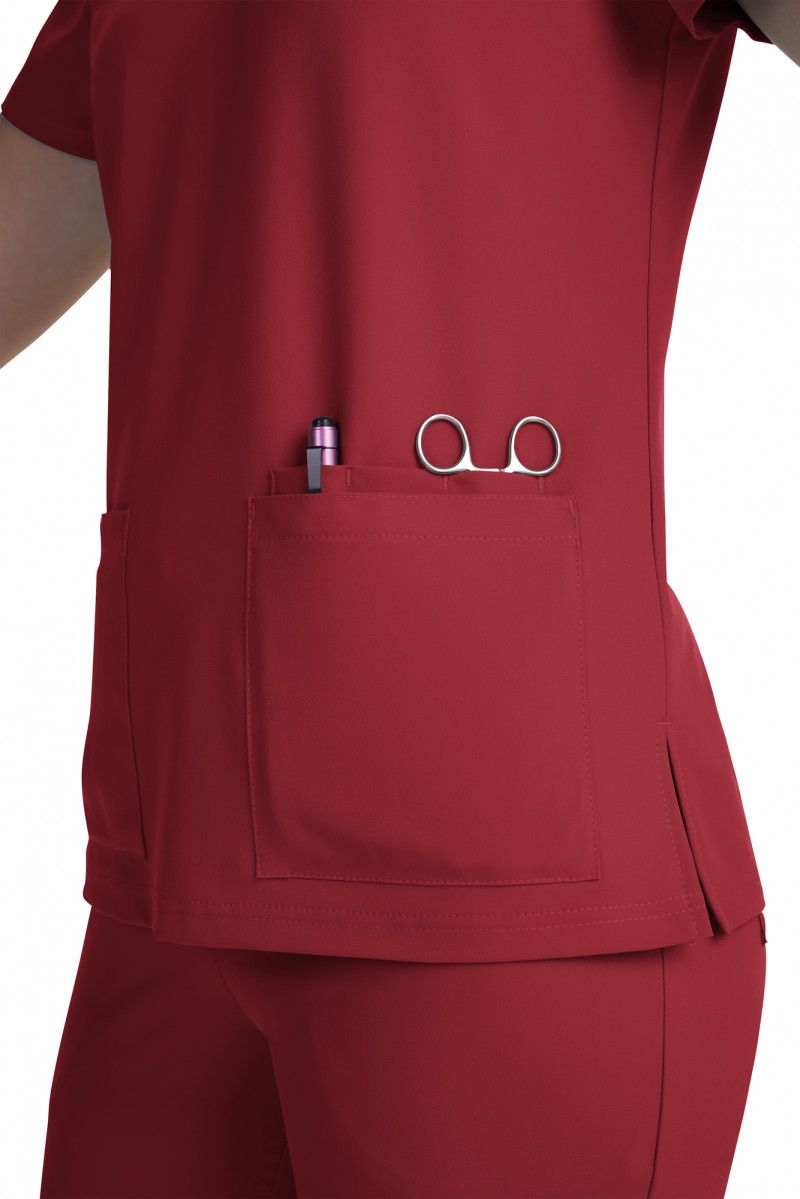 koi Cardi Women&#39;s 3-Pocket V-Neck Scrub Top