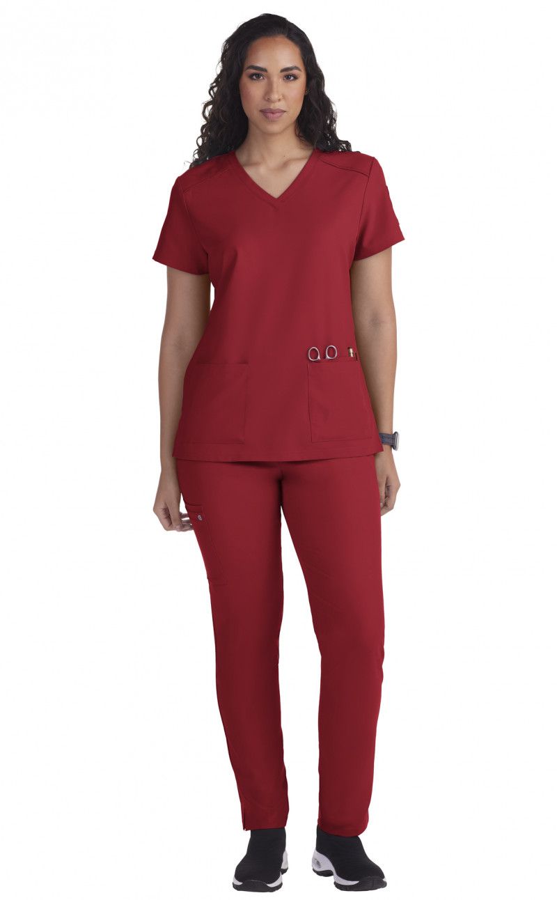 koi Cardi Women&#39;s 3-Pocket V-Neck Scrub Top