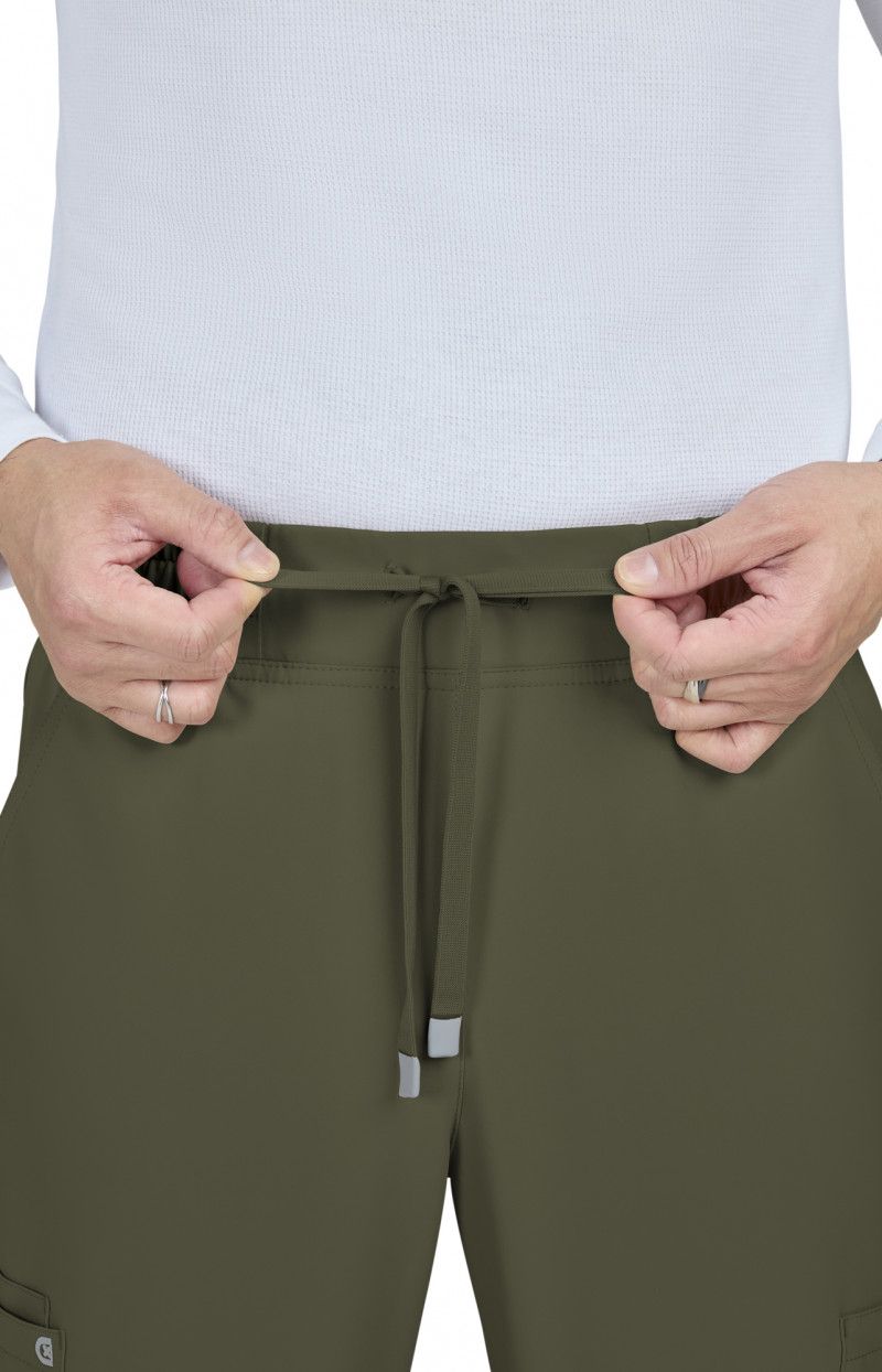 Cureology Neuro Men&#39;s 6-Pocket Cargo-Style Scrub Pants