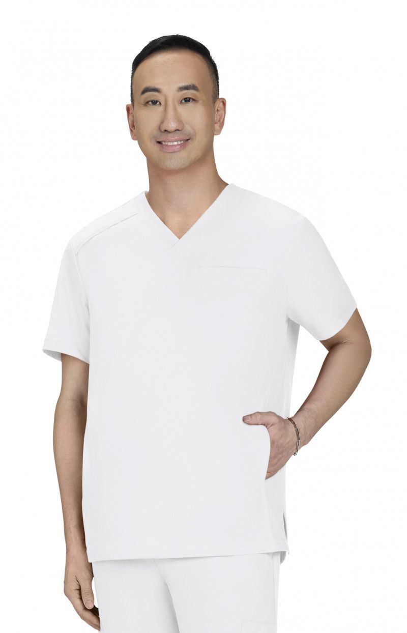 Cureology Stasis Men&#39;s 3-Pocket V-Neck Scrub Top