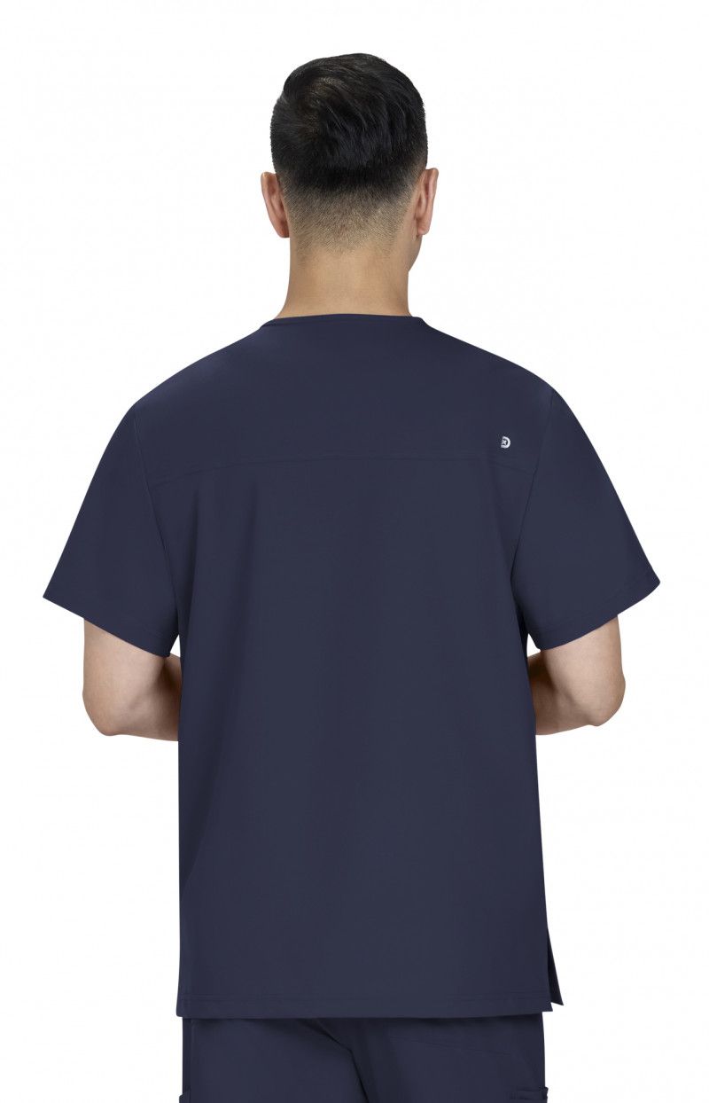 Cureology Stasis Men&#39;s 3-Pocket V-Neck Scrub Top