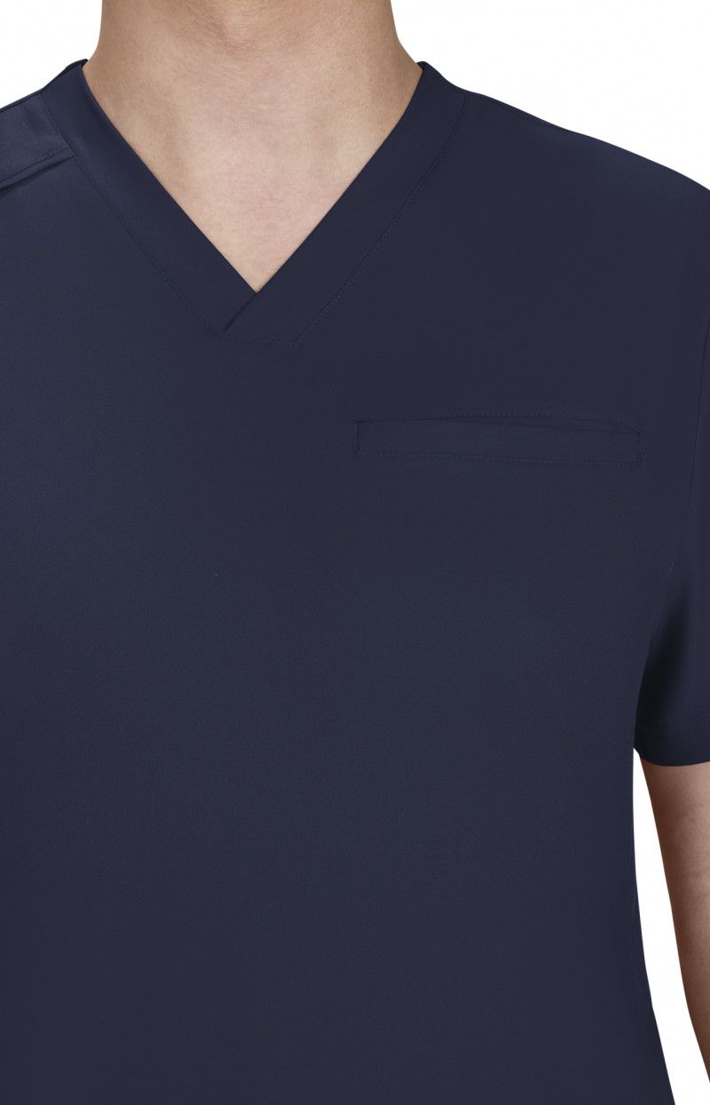 Cureology Stasis Men&#39;s 3-Pocket V-Neck Scrub Top