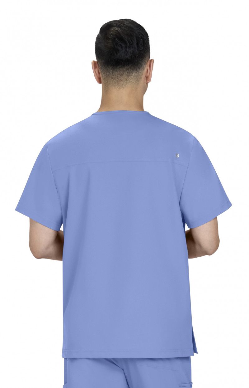 Cureology Stasis Men&#39;s 3-Pocket V-Neck Scrub Top