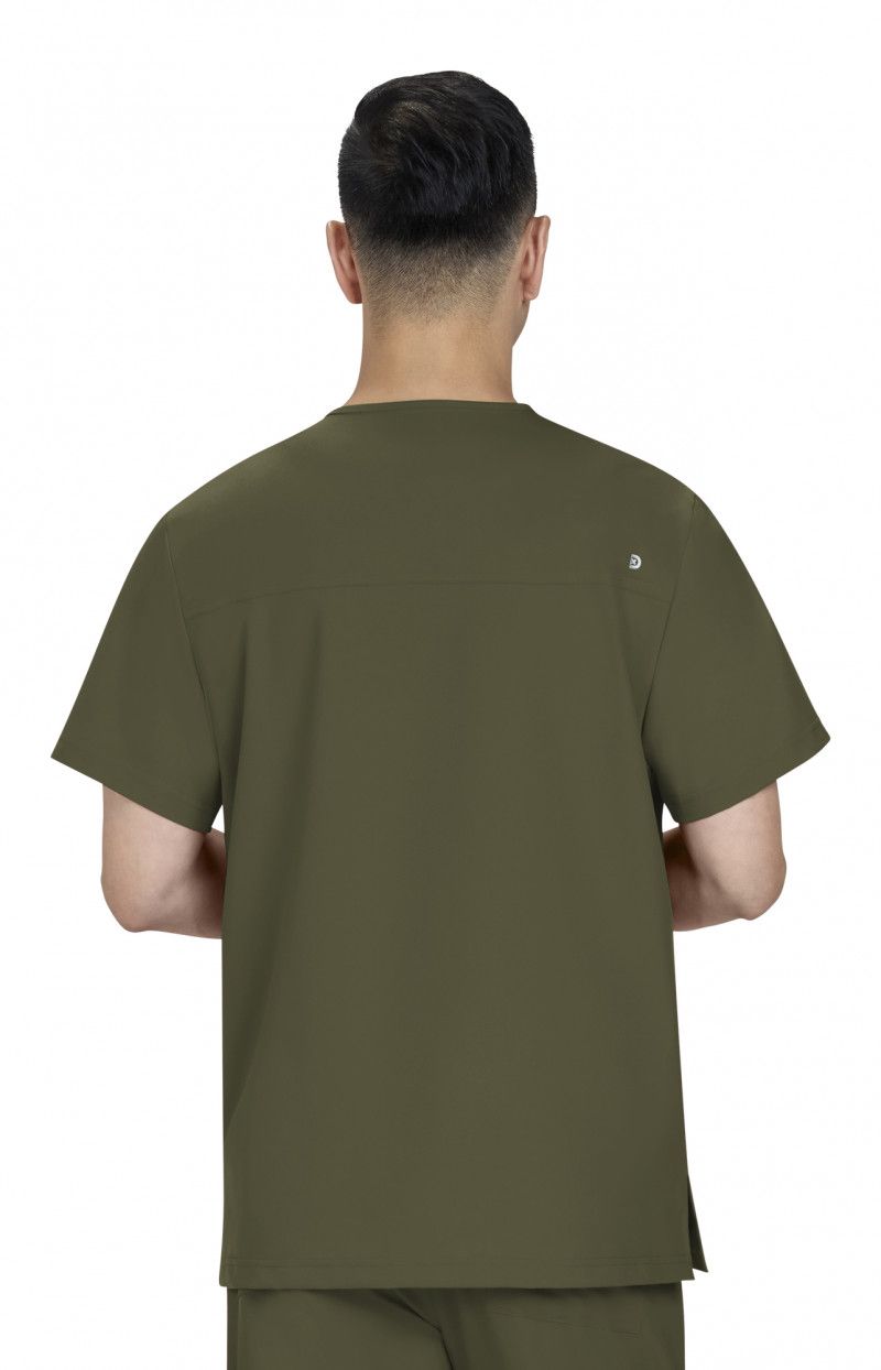 Cureology Stasis Men&#39;s 3-Pocket V-Neck Scrub Top