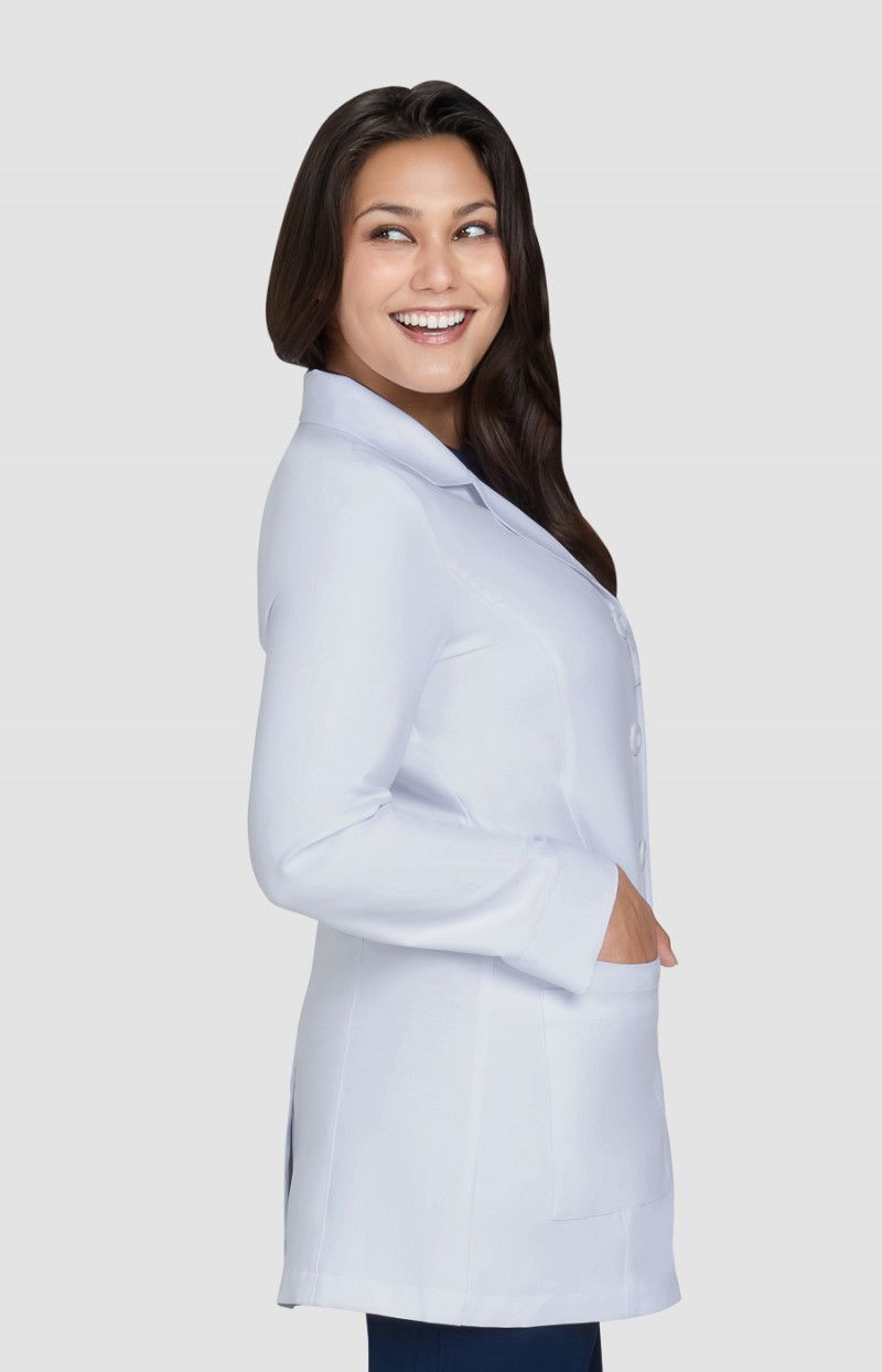 koi Scrubs Essentials Connect Women’s Water Repellent 3-Pocket Lab Coat