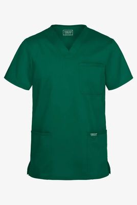 Cherokee Workwear Revolution Men&#39;s 3-Pocket STRETCH V-Neck Scrub Top