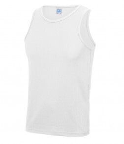 Boalloy Unisex Training Vest, Colour: White