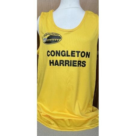 Congleton Harriers Ladies Vest, Colour: Gold