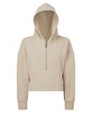 Manifest Half Zip Hoodie, Colour: Nude