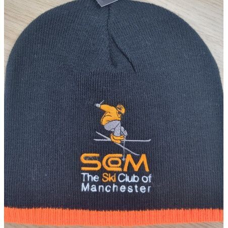 Ski Club of Manchester Two Tone Pull On Beanie