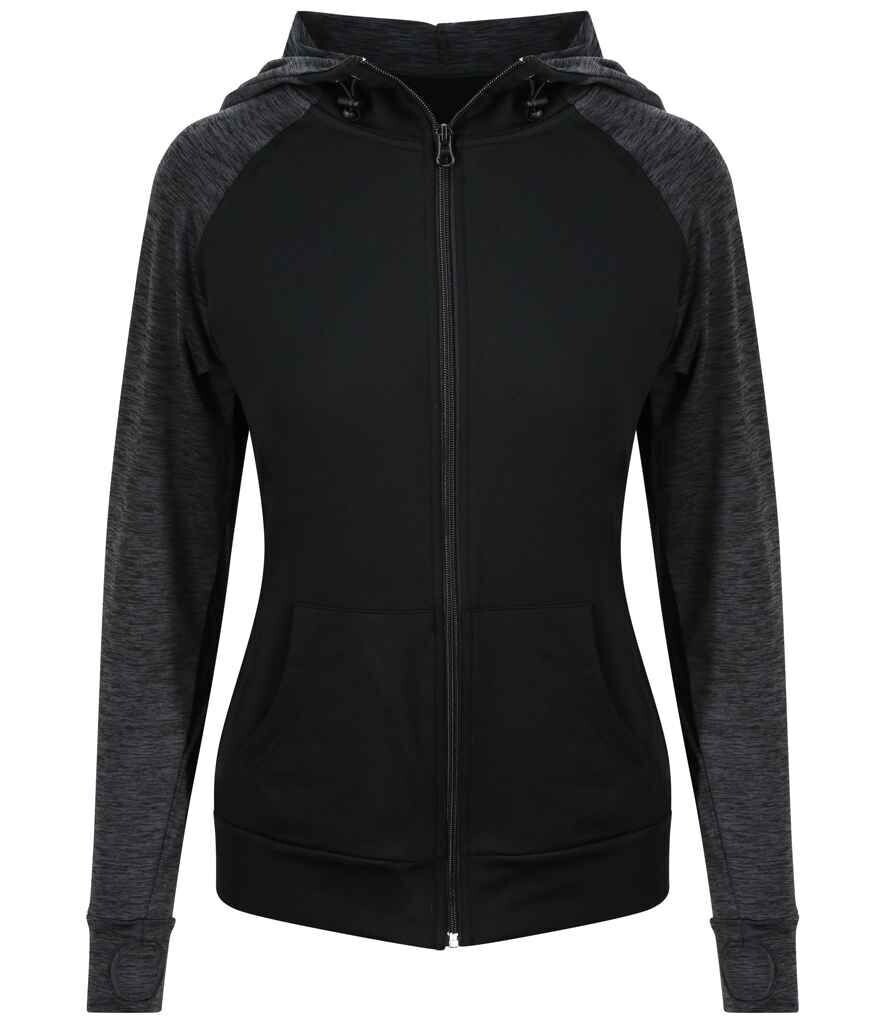 Squat2Fit Ladies Contrast Hoodie