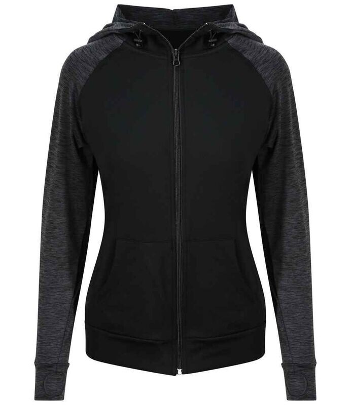 Squat2Fit Ladies Contrast Hoodie