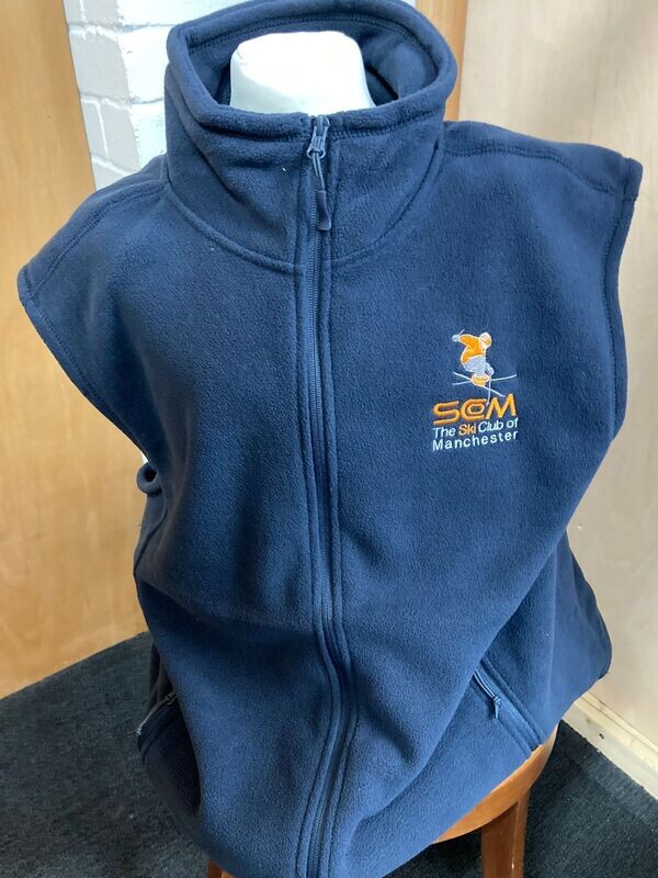 Ski Club of Manchester Unisex Fleece Gilet
