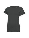 Ski Club of Manchester Cotton Ladies T-Shirt, Colour: Charcoal Grey