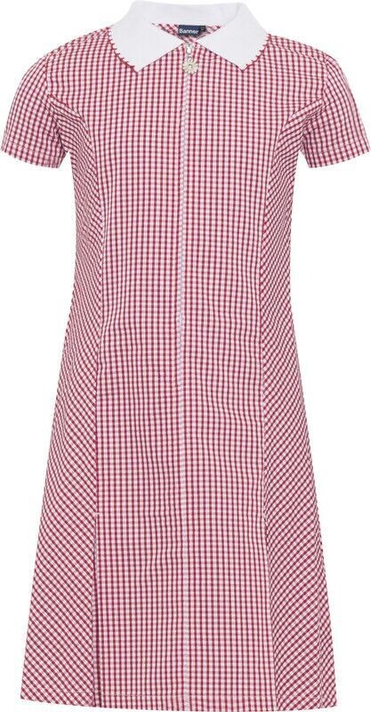 Red Avon Zip Dress