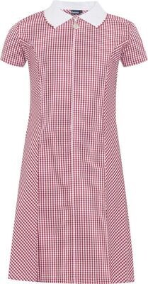 Red Avon Zip Dress