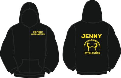 Inspired Zipped Hoodie