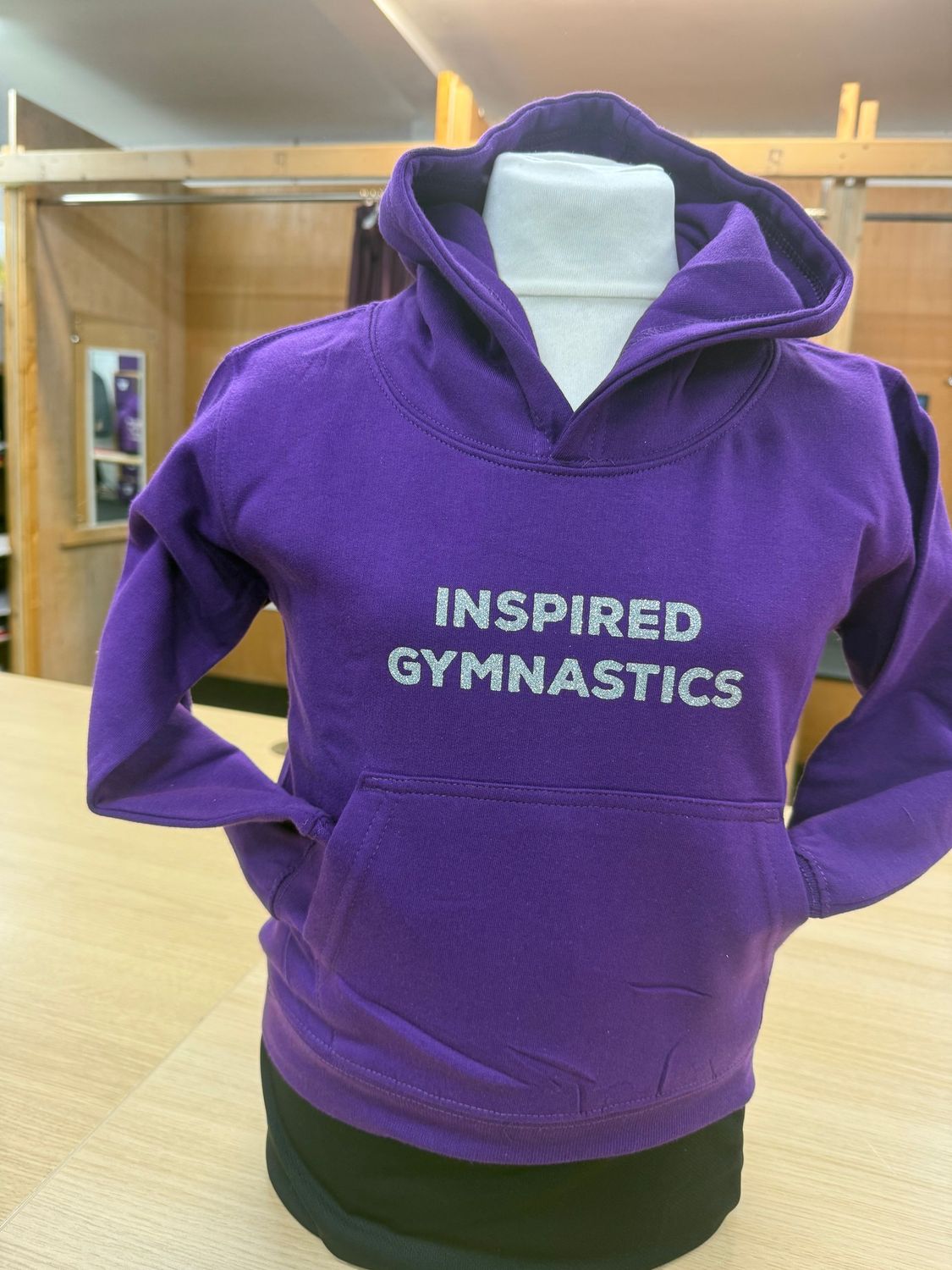 Purple Inspired Gymnastics Overhead Hoodie