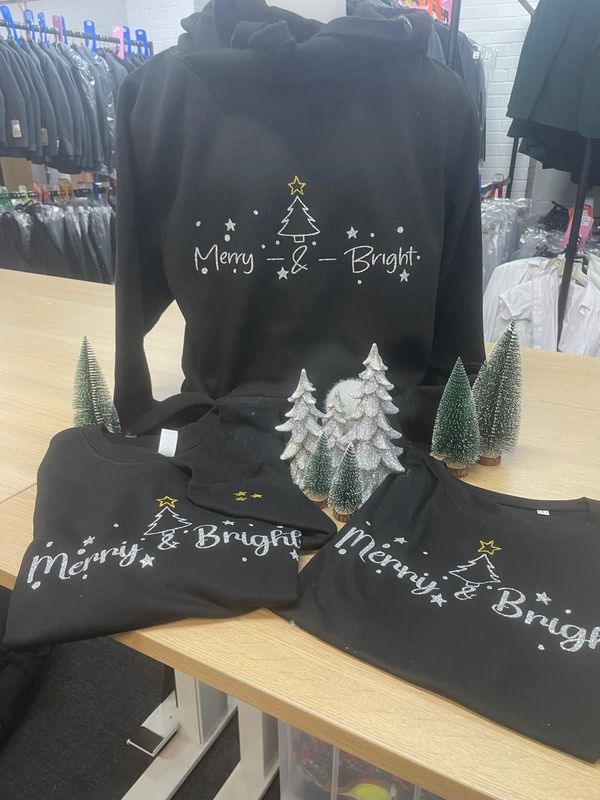 Merry & Bright Long sleeved T Shirt