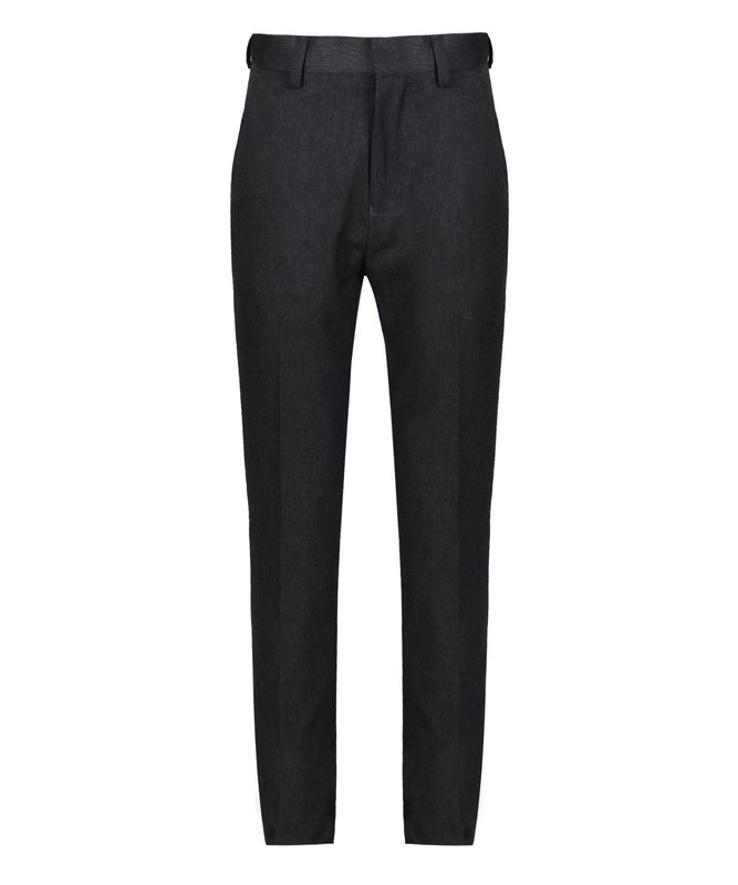 Straight  Fit Trousers in Black - Waist 24-28 inches