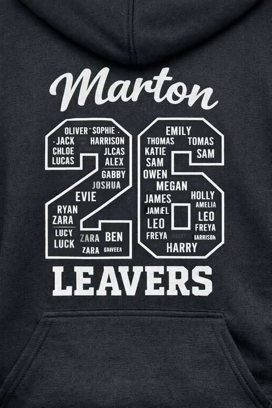 Marton Adult Leavers Hoodie