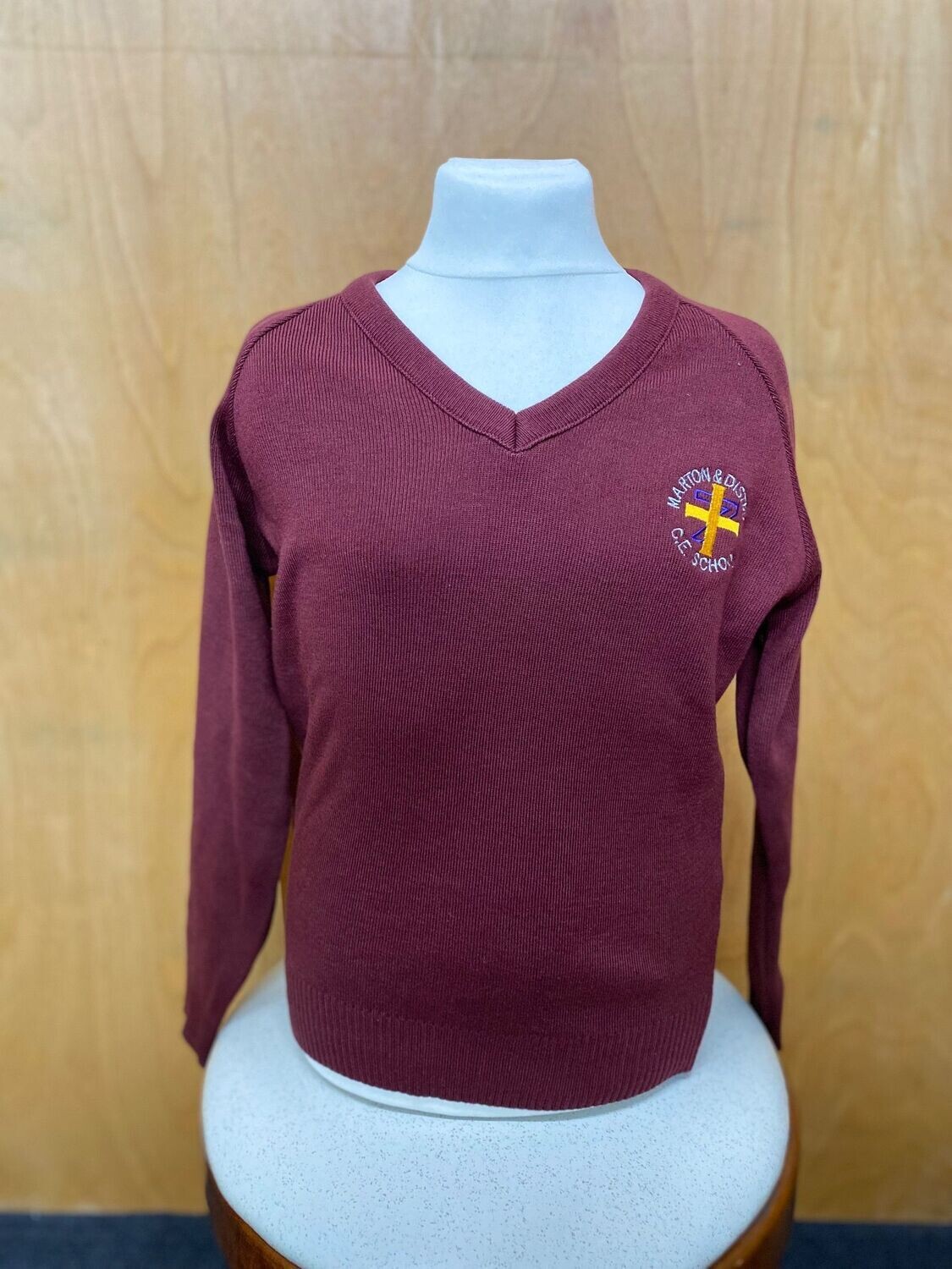 Marton Knitted V-Neck-  Year 1 to Year 6 for 2026 ONLY