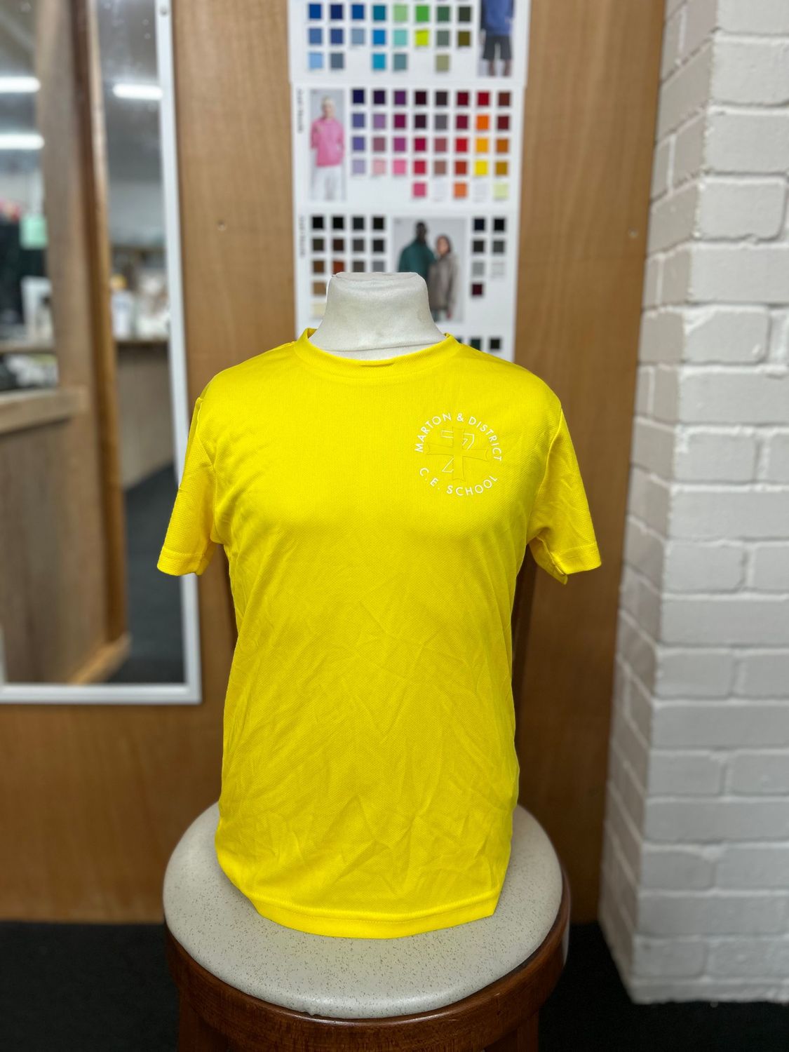 Marton PE T-shirt, Colour: Sun Yellow