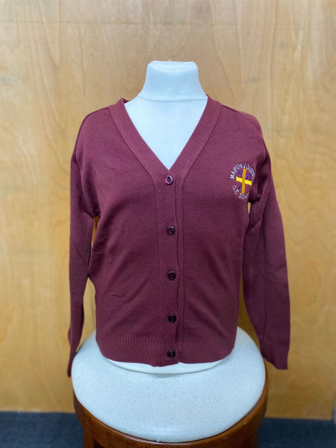 Marton Knitted Cardigan- Year 1 to Year 6 for 2026 ONLY